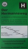 Die Wanderkarte "Der Hermannsweg"  (Maßstab 1:50.000)